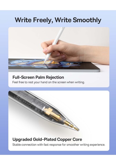 Baseus Active Stylus Smooth Writing 2 Serisi Kablosuz Ve Kablolu Şarj Özellikli Tablet Kalemi