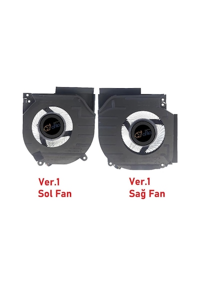 Hp Victus 16-r0000 Gaming Notebook Cpu Fanı - Ver.1 - 5v-60w Sol Fan / Fan864v2 Siyah