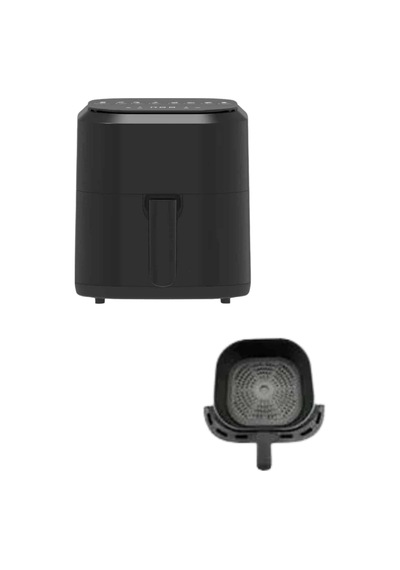 4l Airfryer Hazneli Hava Fritözü Yağsız Fritöz Taşınabilir Fırın İşlevi Gören Pratik - Lisinya Çok Renkli