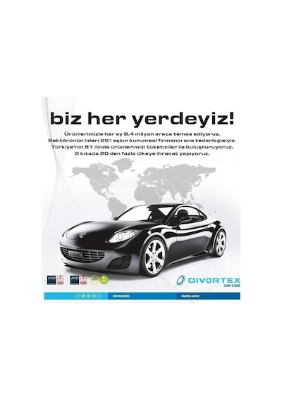 Divortex Motosiklet Kask Camı Temizleme Spreyi 200 ML