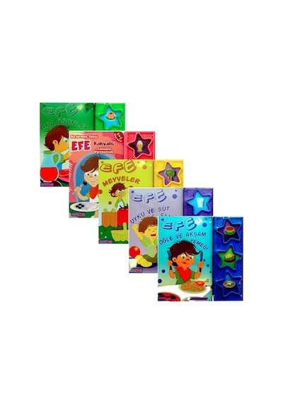 Efe Serisi Eğitici Sesli Kitaplar 5 Kitap - Kolektif
