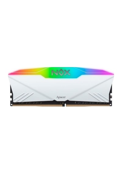 Apacer Nox Rgb 16gb 1x16gb 3200mhz Cl16 Ddr4 Beyaz Gaming Ram Abab34apr0008