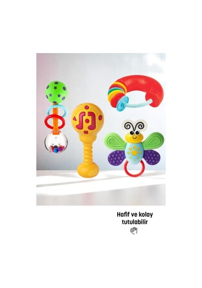 Kiki Bebeğimin Ilk Çıngırakları 4'lü Set PKT.KIKI.007 Diğer