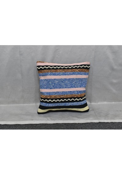 Zehra Abla Halı Yeni El Dokuma Dekoratif Kilim Kırlent Yastık Kılıfı 6005