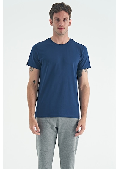 Air Jones Tommy Life Calvin İndigo Basic Erkek T-shirt - 88245 Indıgo Air Jones Tommy Life Calvin İndigo Basic Erkek T-shirt - 88245 Indıgo