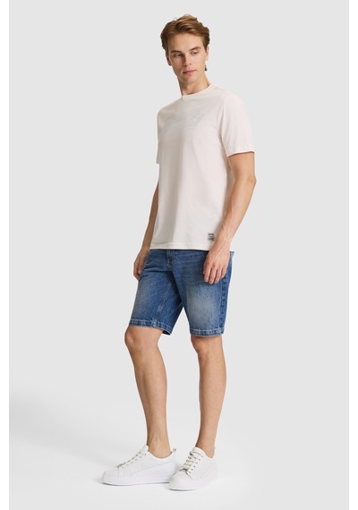 U.S. Polo Assn. U.s. Polo Assn. Erkek Krem Tişört 50327202-vr071