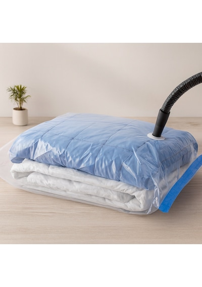 Vakuumlu Hurç 3'lü Set 2x55x90 Cm + 1x80x100 Cm - %75 Yer Tasarrufu Çok Renkli