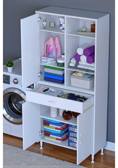 Eliusta Rivo 4 Raflı Banyo/mutfak Dolabı 70 Cm Beyaz Renkli Çok Amaçlı Dolap 70x173x32,5 Cm Ebatlarında Beyaz Eliusta Rivo 4 Raflı Banyo/mutfak Dolabı 70 Cm Beyaz Renkli Çok Amaçlı Dolap 70x173x32,5 Cm Ebatlarında Beyaz