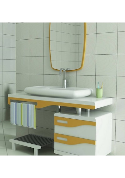 Serel Pebble Lavabo Beyaz 48x100 Cm - Pb44tds000 Diğer