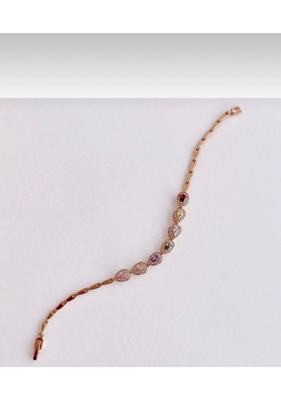 Jade Xuping Steel Bracelet Çok Renkli