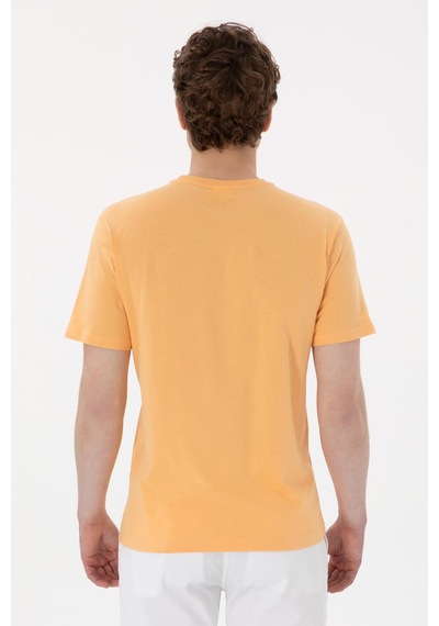 U.S. Polo Assn. Us. Polo Assn. Erkek Tişört 50300382-vr202 SARI