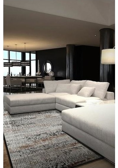 Bahariye Craft Modern Yolluk 9126 Bej Gri 150x230 Ölçü BEJ