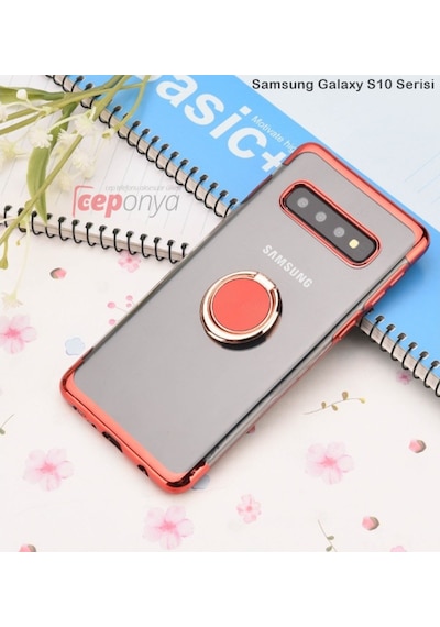 Galaxy S10E Yüzüklü Stantli Köseleri Renkli Seffaf Gess Kilif 328715156 - Kampanya-Renk / Istemiyorum-Rose