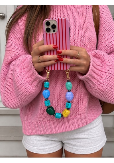 Les Petites Mains Turkuaz Mavi Yeşil Boncuklu Telefon Askısı Renkli Cep Telefonu Askısı Ve Aksesuarı Les Petites Mains Turkuaz Mavi Yeşil Boncuklu Telefon Askısı Renkli Cep Telefonu Askısı Ve Aksesuarı