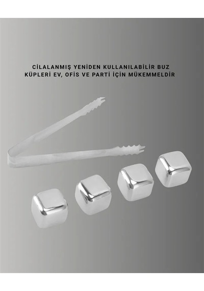 Lb Paslanmaz Metal Buz Küpleri-çok Amaçlı Kullanıma Uygun Çok Renkli