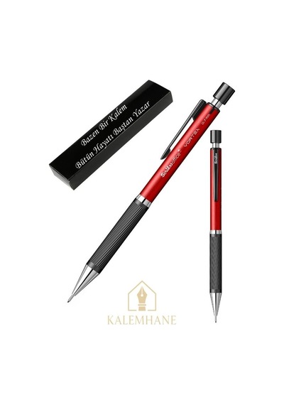 Kalemhane Scrikss Kişiye Özel Vortex 0.7 Versatil Uçlu Kalem Kırmızı Çok Renkli
