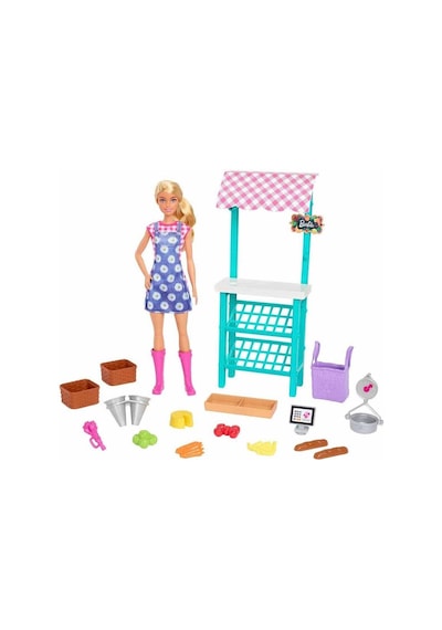 Barbie Çiftçi  Pazarı Oyun Seti HCN22