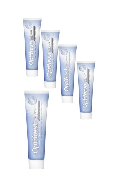 Oriflame Optifresh Pro White Diş Macunu 100 Ml 5 Adet Beyazlatma