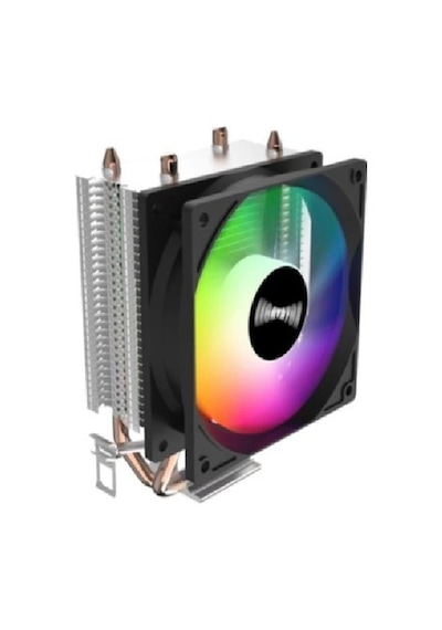 Excavator V90 9cm Rgb Kule Tipi Siyah Işlemci Soğutucu