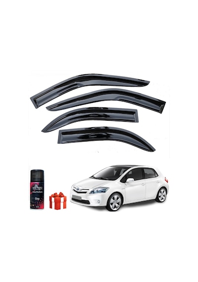 Toyota Uyumlu Auris Mügen Cam Rüzgarlığı 2007-2012 Arası 4 Lü Takım+koku