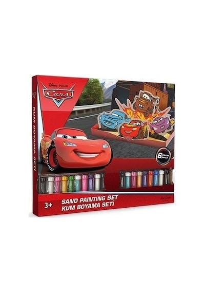 Disney Cars Tiyatro Sahnesi Büyük Kum Boyama Seti-red Castle Bks-01