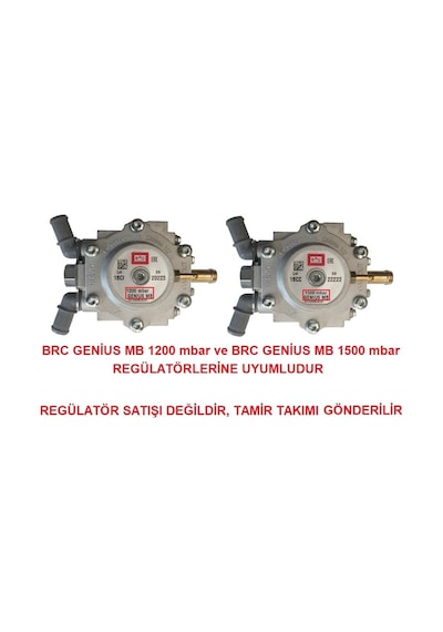 Brc Regülatör Tamir Takımı Kırmızı (Genius MB 1200 - 1500 Uyumlu)