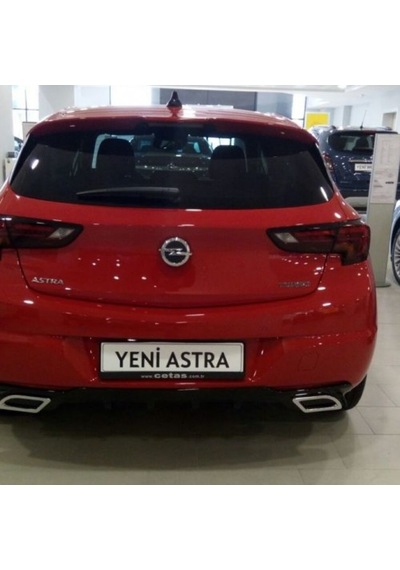 Opel Astra K Egzoz Görünümlü Difüzör (Plastik) N11.23992