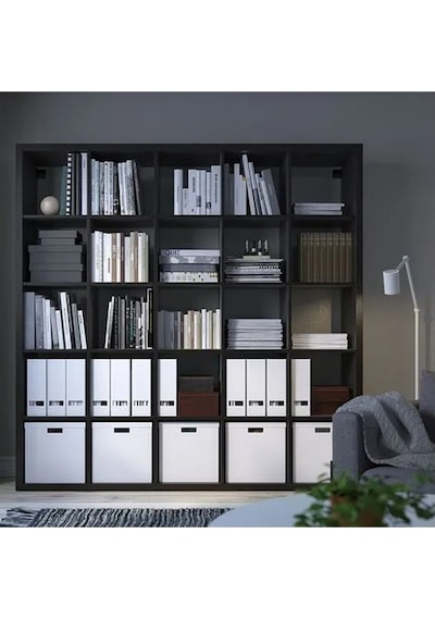 Ikea Kallax Açık Raf Ünitesi, Venge 182x182 Cm Venge
