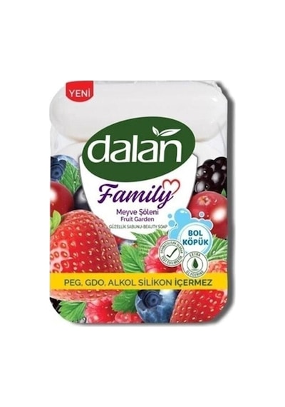 Dalan Family Meyve Şöleni Güzellik Sabunu 75 G X 4 Adet