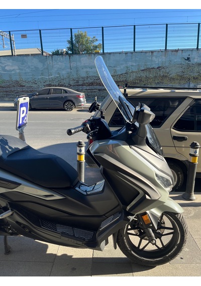 21 - 26 Honda Forza 250 Uzun Ön Cam Şeffaf Zeus 66cm 4mm