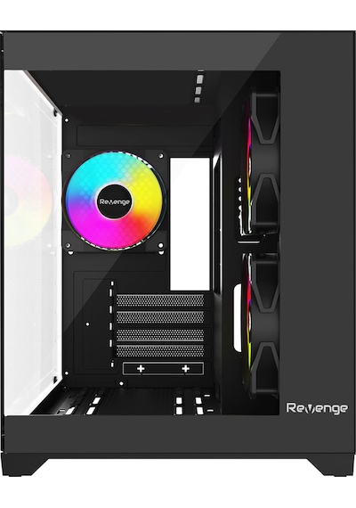 Revenge Nova 3 RGB Fanlı Temperli Cam Panel Boş m-ATX Gaming Oyuncu Bilgisayar Kasası