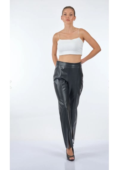 Unique Mode Kadın Pantolon Uw223402 Siyah