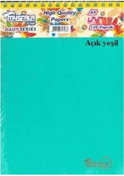 Özkan Defter A4 100 Yaprak Bloknot Myscala Kareli Mavi
