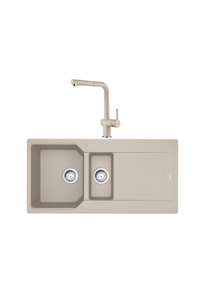 Franke Urban UBG 651-100 Sahara Granit Evye Active Plus Doccia 2.0 Batarya Set