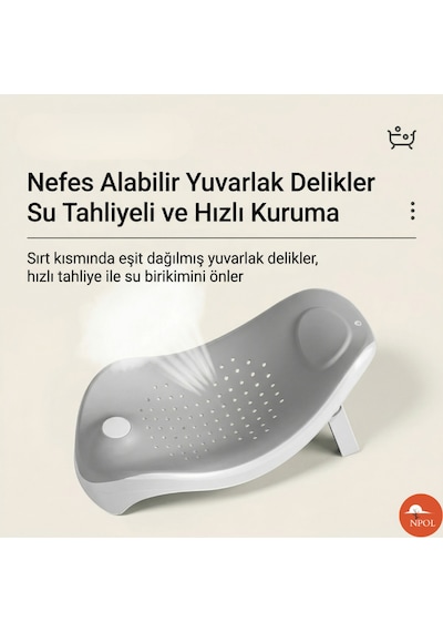Bebek Banyo Şezlongu - Bebek Yıkama Koltuğu