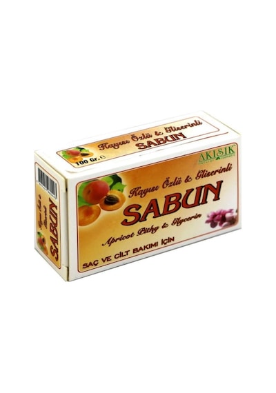 Akışık Kayısı Özlü Katı Gliserinli Sabun 100 G