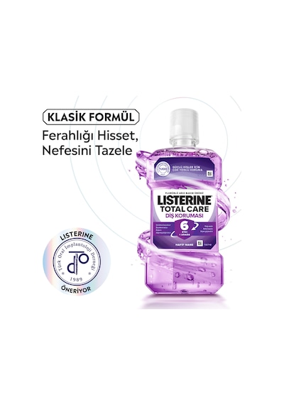 Listerine Total Care Hafif Tat Alkolsüz Ağız Bakım Suyu 500 ml x2
