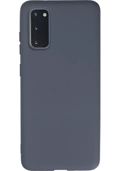Newface Samsung Galaxy S20 Kılıf Nano İçi Kadife Silikon - Gri
