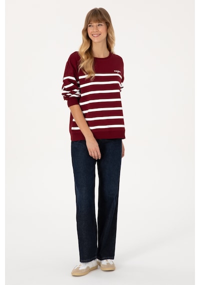 U.s. Polo Assn. Kadın Bordo Sweatshirt 50313572-vr014 Bordo