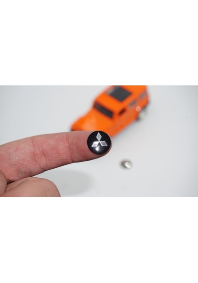 Mitsubishi Oto Anahtar 3M Metal Alaşım Logo 2Li Set