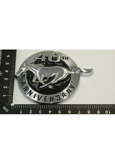 Dk Tuning Mustang 40.yıl Bagaj Body Logo Krom Metal Logo Arma