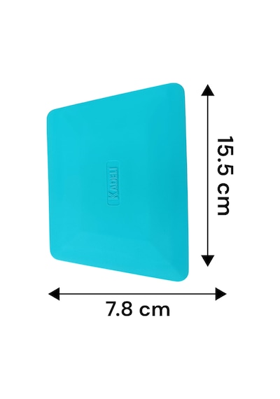 Ppf/tph Kare Mavi Ragle Folyo Cam Filmi Çekme Aparatı 10.5x7.8 Cm
