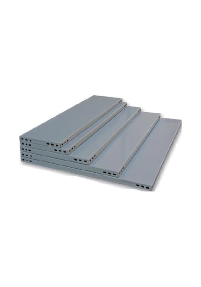 Galvaniz Çelik Raf Tablası 6 Adet - Depo, Arşiv, Kiler, Dosya, Market Rafı 43x75 Cm-0.70 Mm