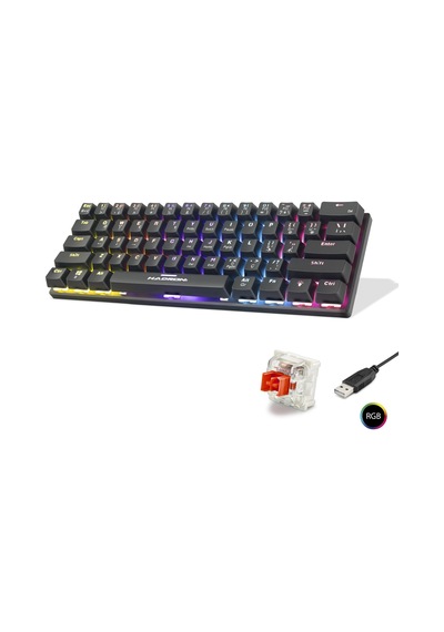 Mekanik Gaming Mini Klavye Red Switch Rgb - Siyah G509r