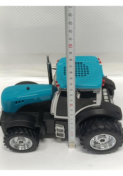 Traktör Şeklinde Bluetooth Hoparlör Şarjlı Kablosuz Speaker Fm Sd Kart Usb - Mavi- Tek Ebat