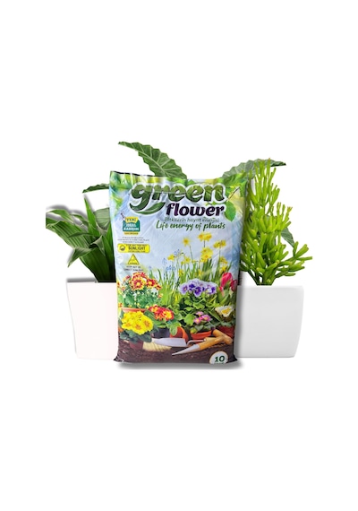 Organik Ve Besleyici Saksı Toprağı Torf 10 Litre 10 L