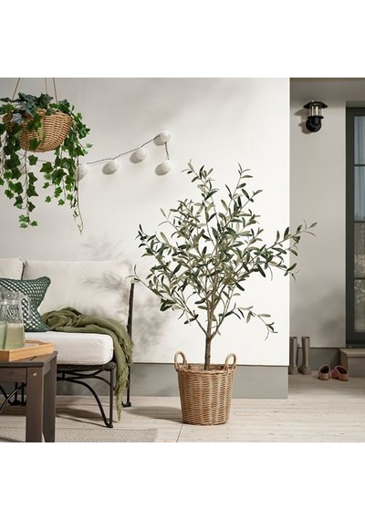Ikea Flodbjörk Plastik Saksı, Kahverengi, Dış Mekan İçin Uygundur