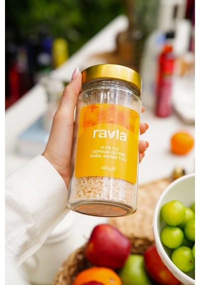 Ravla Altın Tuz Doğal Kaynak Tuzu 450 G