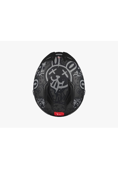 Mt Stinger 2 Ram F1 Parlak Kapalı Kask Siyah - Gri