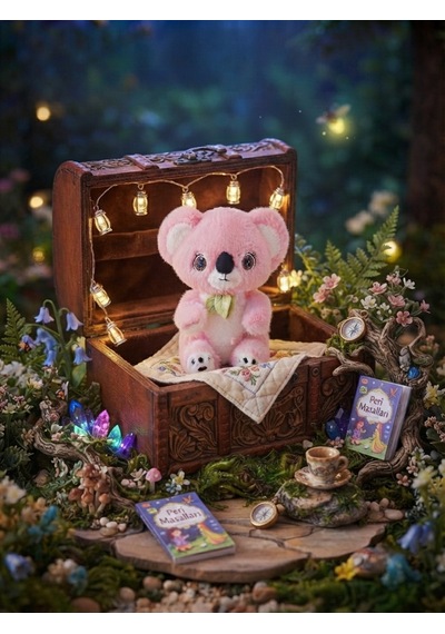 Peluş Koala 35 Cm Pembe